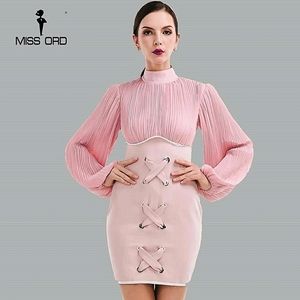 💋MISSORD LONG-SLEEVED CORSET MINIDRESS!!